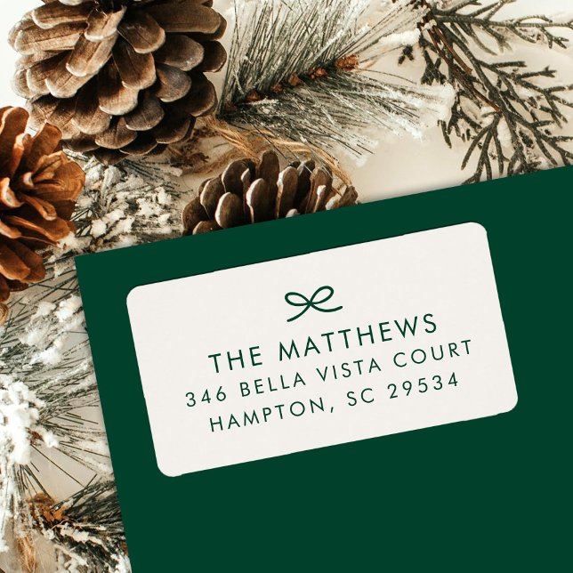 Moderne minimale Rücksendeadresse mit handgezogene Adressaufkleber (Von Creator hochgeladen)