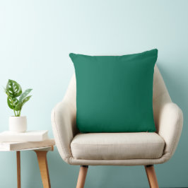 Moderne minimale Smaragdgrüne Solid-Farbe Kissen