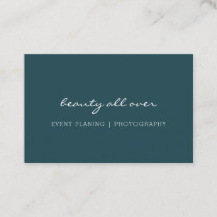 Moderne Minimale Visitenkarte