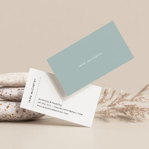 Moderne minimale Visitenkarten   Größe Visitenkarte