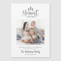 Moderne minimale Weihnachten rustikale Multi-Foto