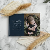 Moderne minimale Weihnachtsgeburtserklärung für da