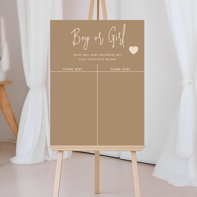 Moderne Minimalistisch-braune Geschlechtsoffensive Poster (Von Creator hochgeladen)