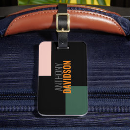 Moderne Minimalistisch Elegante Beruflich Schlicht Gepäckanhänger