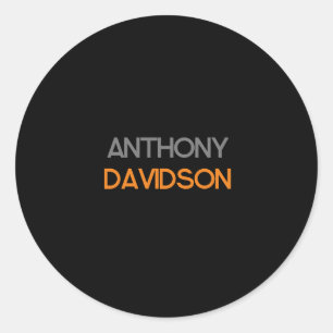 Moderne Minimalistisch Elegante Beruflich Schlicht Runder Aufkleber