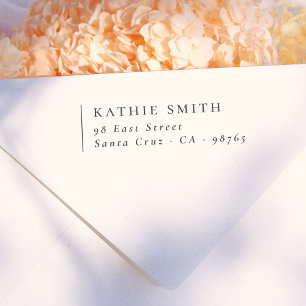 Moderne, Minimalistisch Links, Alignment-Rücksende Gummistempel