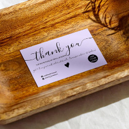 Moderne minimalistisch schwarz und lila Ordnung Vi Visitenkarte