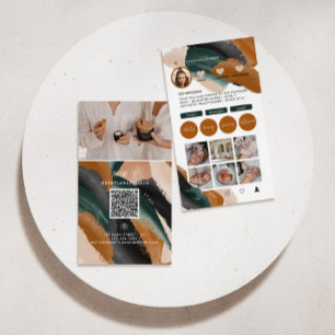 Moderne, minimalistisch-stilvolle QR CODE-Business Visitenkarte