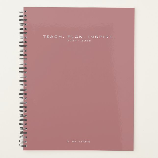 Moderne Minimalistisch Teacher School Custom Plane Planer (Vorderseite)