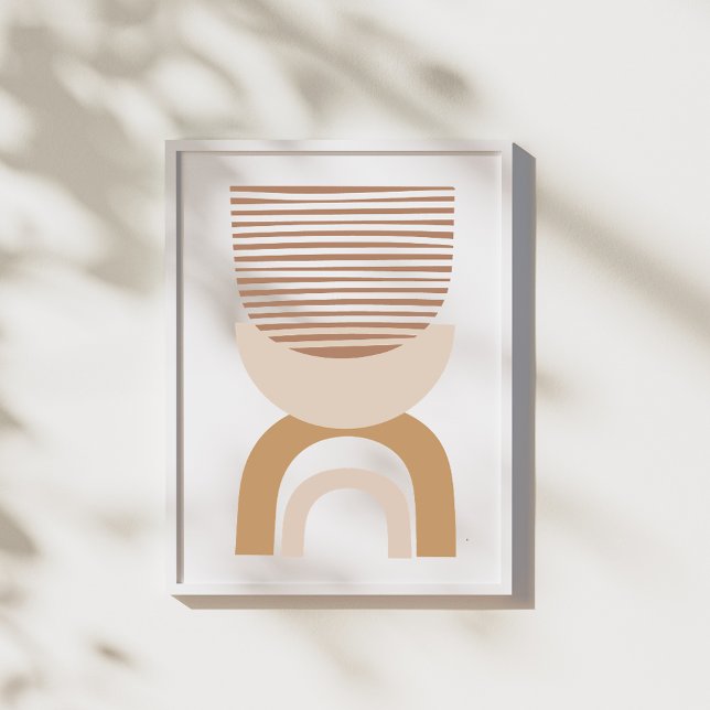 Moderne Minimalistische Abstrakte Linie Zeichnend  Poster (Von Creator hochgeladen)