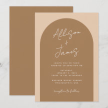 Moderne Minimalistische Arch Wedding