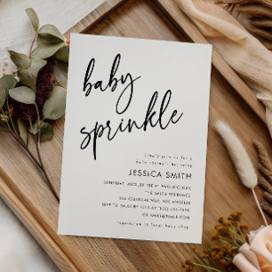 Moderne minimalistische Babyparty-Einladung Einladung