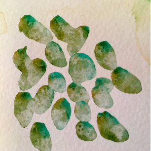 Moderne minimalistische Bäcker Dutzend Kuchen Fant Runde Wanduhr