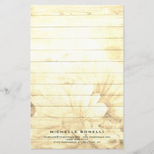 Moderne Minimalistische Berufliche Blume Briefpapier