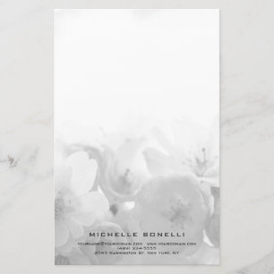 Moderne Minimalistische Berufliche Blume Weiblich Briefpapier