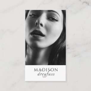 Moderne Minimalistische Berufliche Foto-Visitenkar Visitenkarte