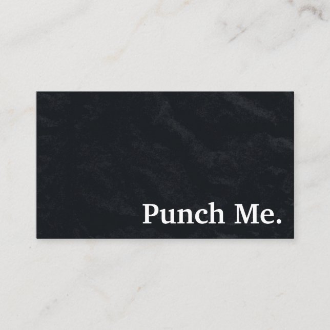 Moderne Minimalistische Black Chalkboard Loyalty C Visitenkarte (Vorderseite)