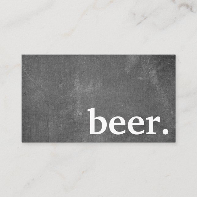 Moderne Minimalistische Black Chalkboard Loyalty C Visitenkarte (Vorderseite)