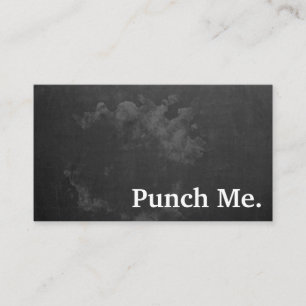 Moderne Minimalistische Black Chalkboard Loyalty C Visitenkarte