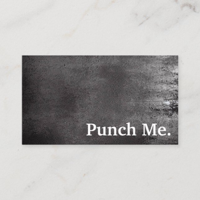 Moderne Minimalistische Black Chalkboard Loyalty C Visitenkarte (Vorderseite)