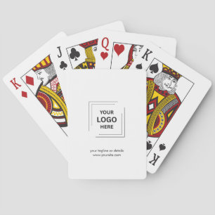 Moderne Minimalistische Corporate-Branding-Design Spielkarten