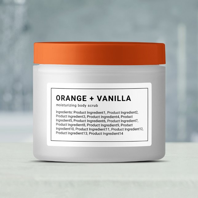 Moderne, Minimalistische, dünne, schwarze Grenzkom Etiketten (Von Creator hochgeladen)