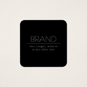 Moderne minimalistische editierbare Texte Schwar
