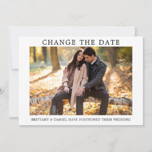 Moderne Minimalistische Einfache Änderung der Datu Save The Date