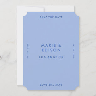 Moderne Minimalistische Einfache Hochzeit retten d Einladung