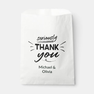 Moderne Minimalistische Einfache Hochzeits-Dankesc Geschenktütchen
