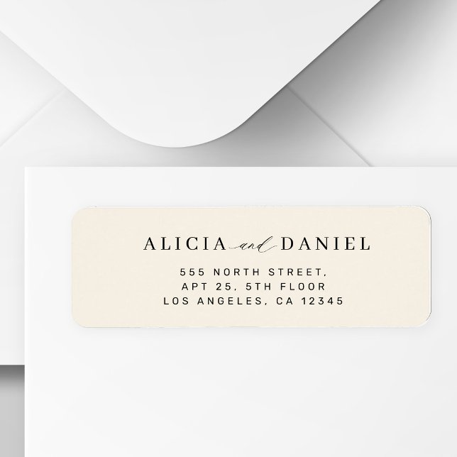 Moderne minimalistische einfache Hochzeitsrücksend (Von Creator hochgeladen)