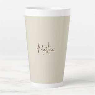 Moderne minimalistische einfache kreative Kalligra Milchtasse