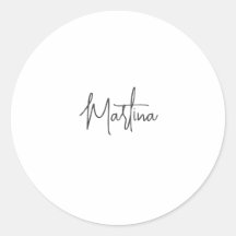 Moderne minimalistische einfache kreative Kalligra