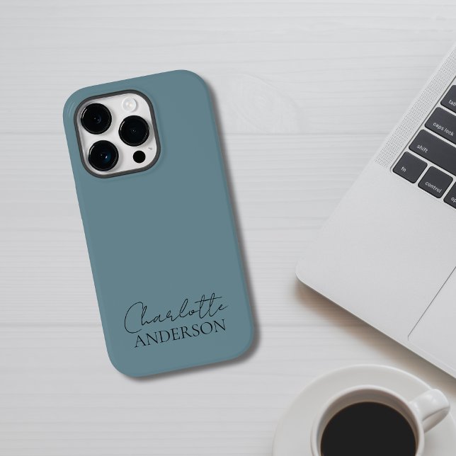 Moderne Minimalistische Einfache Stilrichtung Name Case-Mate iPhone Hülle (Von Creator hochgeladen)