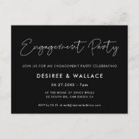 Moderne minimalistische Einladung