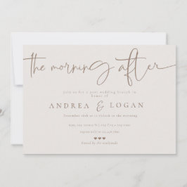 Moderne Minimalistische Elegant Classic | Hochzeit Einladung