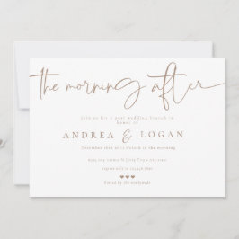 Moderne Minimalistische Elegant Classic | Hochzeit Einladung