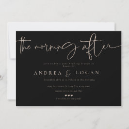 Moderne Minimalistische Elegant Classic | Hochzeit Einladung