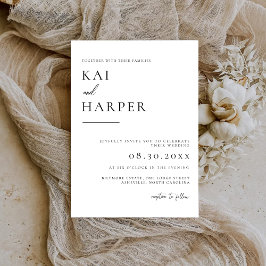 Moderne Minimalistische Elegante Hochzeitskarten Save The Date
