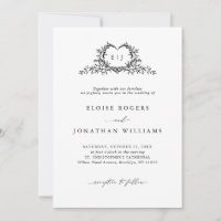 Moderne minimalistische elegante Kalligrafie-Wappe