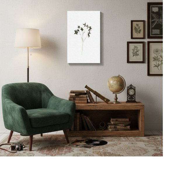 Moderne minimalistische elegante Linienzeichnung B Leinwanddruck (Von Creator hochgeladen)