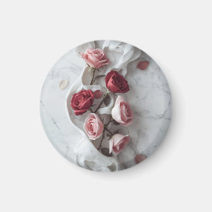 Moderne minimalistische elegante Rose-Marbel-Fusio Magnet