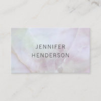Moderne minimalistische elegante Rose Quarz berufl