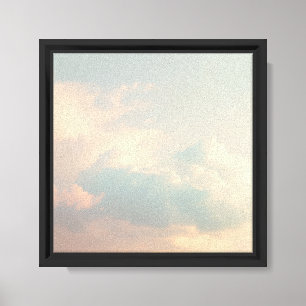 Moderne minimalistische elegante Sky Design Leinwanddruck