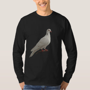 Moderne minimalistische elegante Tauben-Kunst T-Shirt