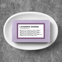 Moderne Minimalistische Farbzugabe Etiketten