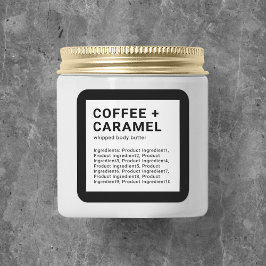 Moderne Minimalistische Farbzugabe Quadratischer Aufkleber