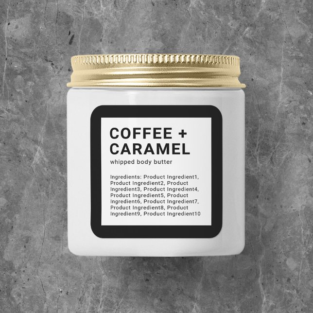 Moderne Minimalistische Farbzugabe Quadratischer Aufkleber (Von Creator hochgeladen)