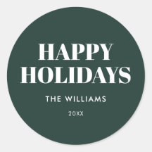 Moderne Minimalistische Feiertage