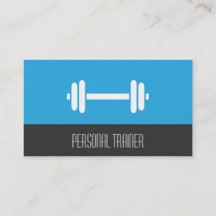Moderne Minimalistische Fitness-Personaltrainer-Ge Visitenkarte